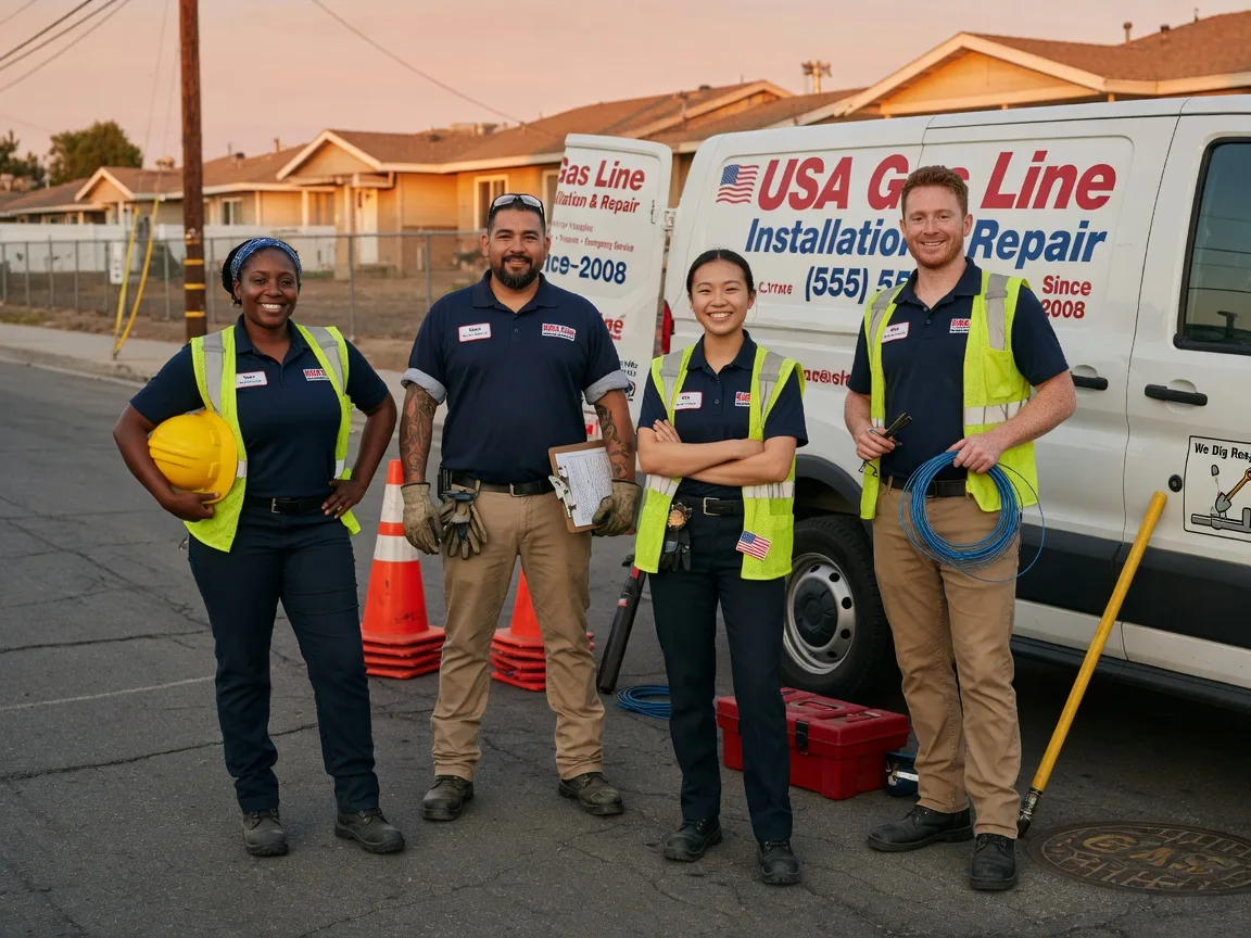 Gas Line Installation company in Larwill, IN